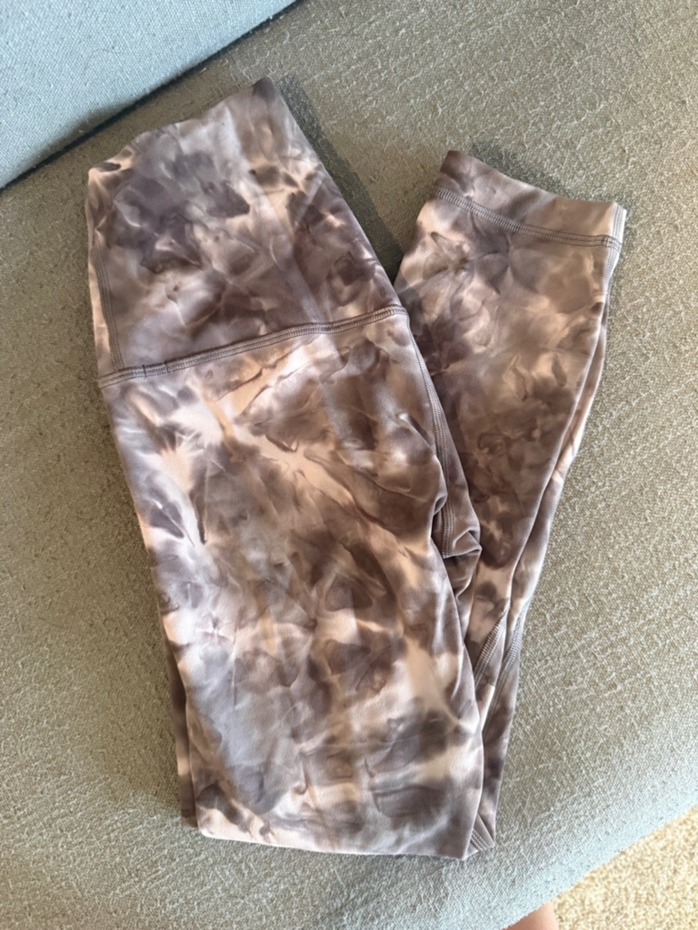 lululemon athletica Tie-Dye Taupe Leggings